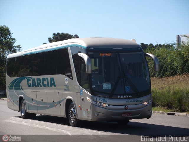 Viação Garcia 7786 na cidade de Ponta Grossa, Paraná, Brasil, por Emanuel Prique. Número da foto: #447643.