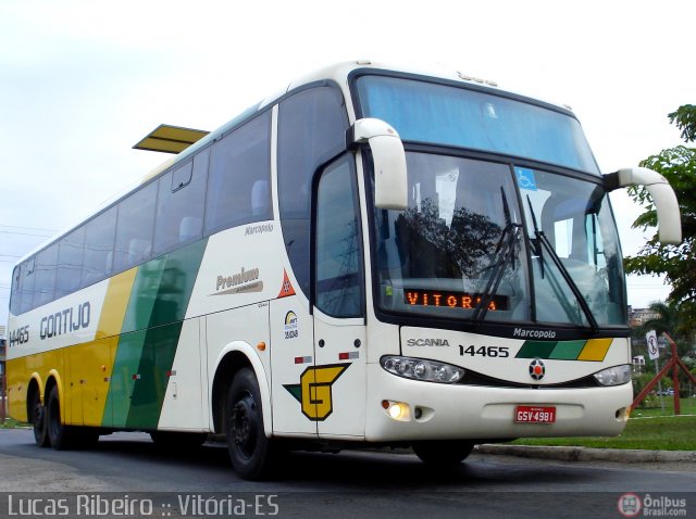 Empresa Gontijo de Transportes 14465 na cidade de Vitória, Espírito Santo, Brasil, por Lucas  Ribeiro. Número da foto: #473787.