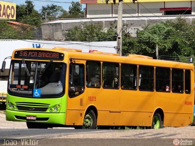 Viação Piauiense 10375 na cidade de Teresina, Piauí, Brasil, por João Victor. ID da foto: 473367.