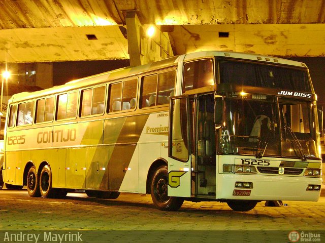 Empresa Gontijo de Transportes 15225 na cidade de Belo Horizonte, Minas Gerais, Brasil, por Andrey Gustavo. ID da foto: 473379.