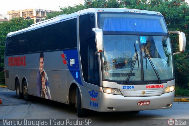 Reunidas Transportes Coletivos 21204 na cidade de São Paulo, São Paulo, Brasil, por Francisco Ivano. Número da foto: #473411.