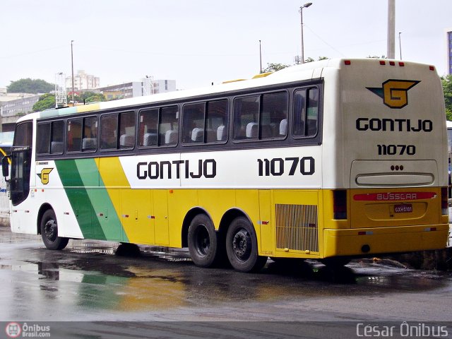 Empresa Gontijo de Transportes 11070 na cidade de Belo Horizonte, Minas Gerais, Brasil, por César Ônibus. ID da foto: 473539.