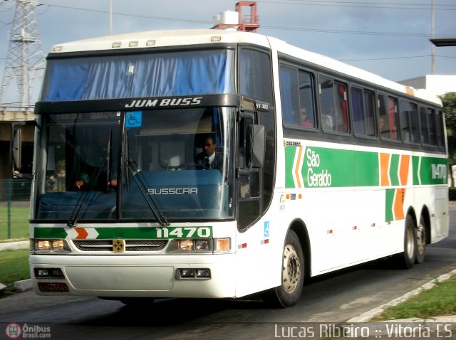 Cia. São Geraldo de Viação 11470 na cidade de Vitória, Espírito Santo, Brasil, por Lucas  Ribeiro. ID da foto: 473813.