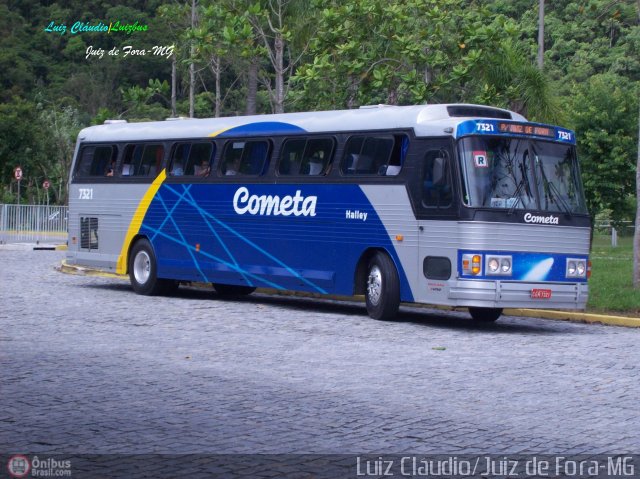 Viação Cometa 7321 na cidade de Juiz de Fora, Minas Gerais, Brasil, por Luiz Krolman. ID da foto: 473085.