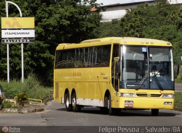Viação Itapemirim 45215 na cidade de Salvador, Bahia, Brasil, por Felipe Pessoa de Albuquerque. Número da foto: #485286.