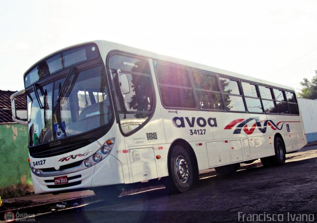 AVOA - Auto Viação Ourinhos Assis 34127 na cidade de Ourinhos, São Paulo, Brasil, por Francisco Ivano. Número da foto: #486755.