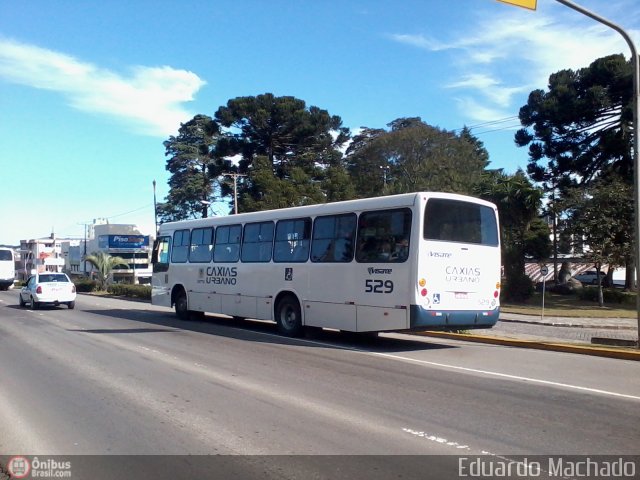 Visate - Viação Santa Tereza 529 na cidade de Caxias do Sul, Rio Grande do Sul, Brasil, por Eduardo Machado. ID da foto: 486127.