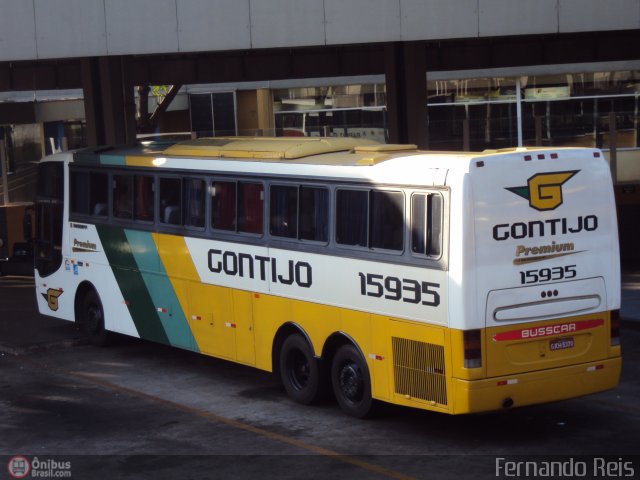 Empresa Gontijo de Transportes 15935 na cidade de Ribeirão Preto, São Paulo, Brasil, por Fernando Reis. ID da foto: 486193.