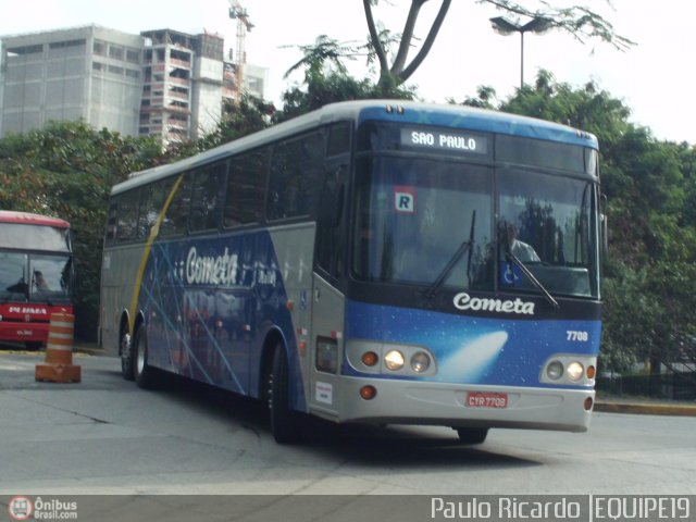 Viação Cometa 7708 na cidade de São Paulo, São Paulo, Brasil, por Paulo Ricardo. ID da foto: 486592.