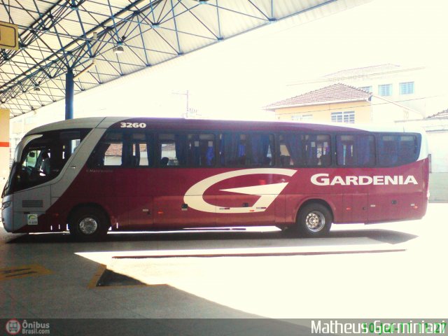 Expresso Gardenia 3260 na cidade de Itajubá, Minas Gerais, Brasil, por Matheus Germiniani. Número da foto: #486423.