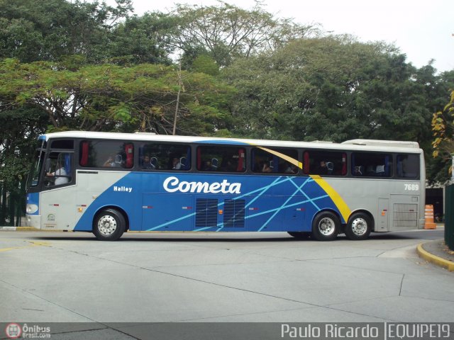 Viação Cometa 7689 na cidade de São Paulo, São Paulo, Brasil, por Paulo Ricardo. ID da foto: 486572.