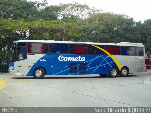 Viação Cometa 7710 na cidade de São Paulo, São Paulo, Brasil, por Paulo Ricardo. ID da foto: 486583.