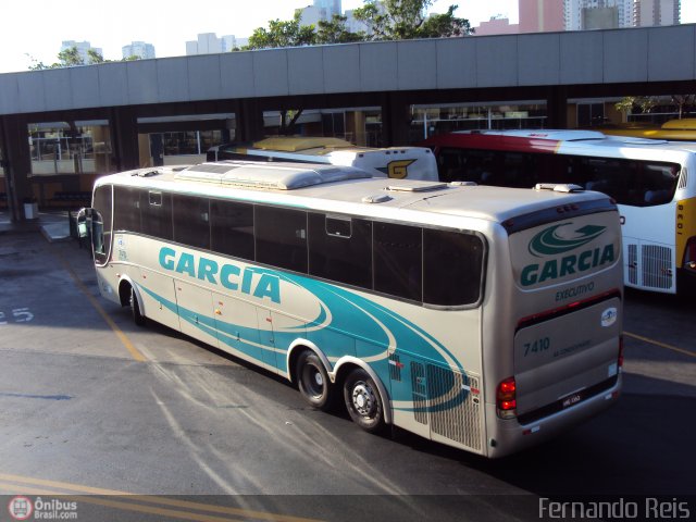 Viação Garcia 7410 na cidade de Ribeirão Preto, São Paulo, Brasil, por Fernando Reis. ID da foto: 486191.