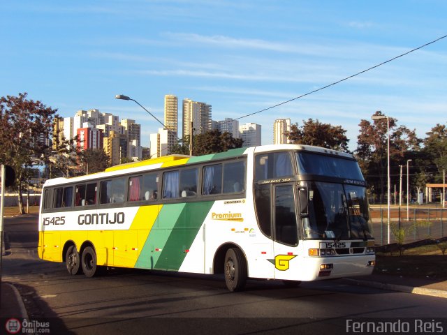 Empresa Gontijo de Transportes 15425 na cidade de Ribeirão Preto, São Paulo, Brasil, por Fernando Reis. Número da foto: #486209.