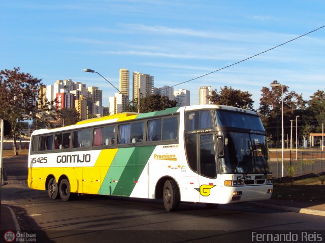 Empresa Gontijo de Transportes 15425 na cidade de Ribeirão Preto, São Paulo, Brasil, por Fernando Reis. ID da foto: 486209.