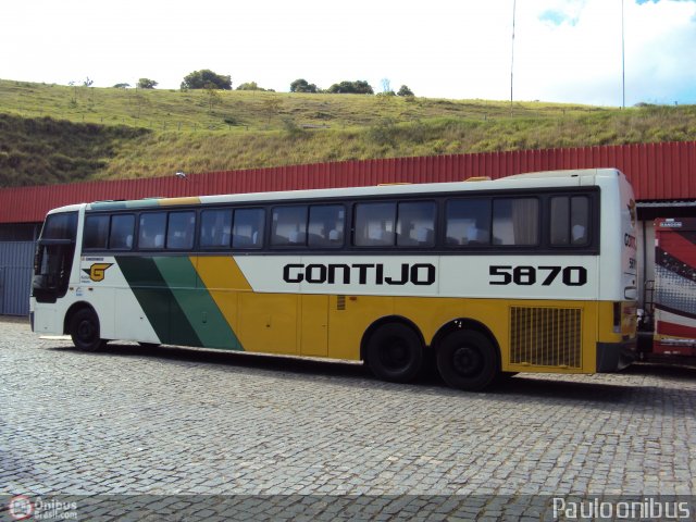 Empresa Gontijo de Transportes 5870 na cidade de João Monlevade, Minas Gerais, Brasil, por Paulo Camillo Mendes Maria. Número da foto: #488418.