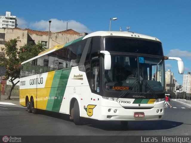 Empresa Gontijo de Transportes 17000 na cidade de Belo Horizonte, Minas Gerais, Brasil, por Lucas Henrique . Número da foto: #487633.