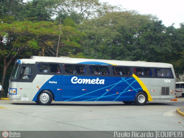 Viação Cometa 7378 na cidade de São Paulo, São Paulo, Brasil, por Paulo Ricardo. ID da foto: 487872.