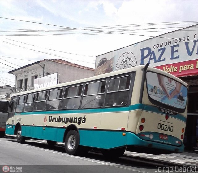 Auto Viação Urubupungá 00280 na cidade de Osasco, São Paulo, Brasil, por Jorge  Gabriel. Número da foto: #488924.