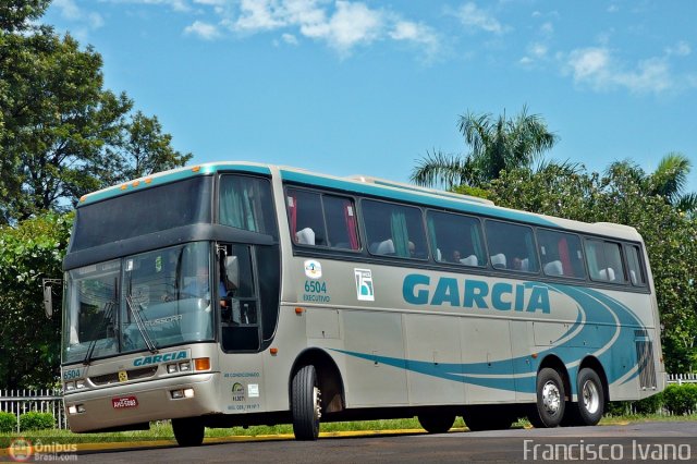 Viação Garcia 6504 na cidade de Presidente Prudente, São Paulo, Brasil, por Francisco Ivano. Número da foto: #489970.