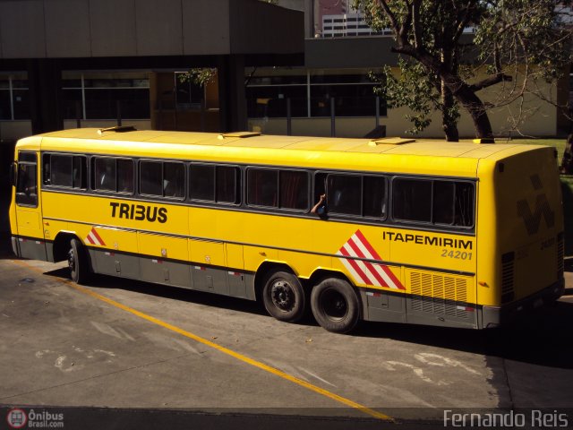 Viação Itapemirim 24201 na cidade de Ribeirão Preto, São Paulo, Brasil, por Fernando Reis. Número da foto: #490253.
