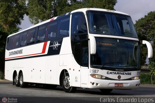 Auto Viação Catarinense 2567 na cidade de Curitiba, Paraná, Brasil, por Carlos Eduardo Lopes. Número da foto: #490286.