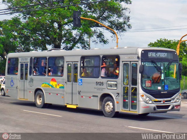 Viação Cidade de Maceió 5126 na cidade de Maceió, Alagoas, Brasil, por Willian Pontual. Número da foto: #491184.
