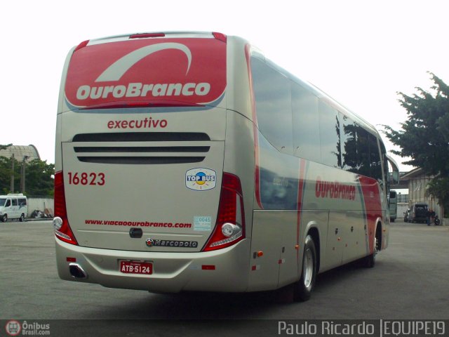 Viação Ouro Branco 16823 na cidade de Osasco, São Paulo, Brasil, por Paulo Ricardo. Número da foto: #490710.