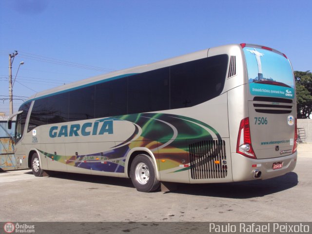 Viação Garcia 7506 na cidade de São José dos Campos, São Paulo, Brasil, por Paulo Rafael Peixoto. Número da foto: #491672.