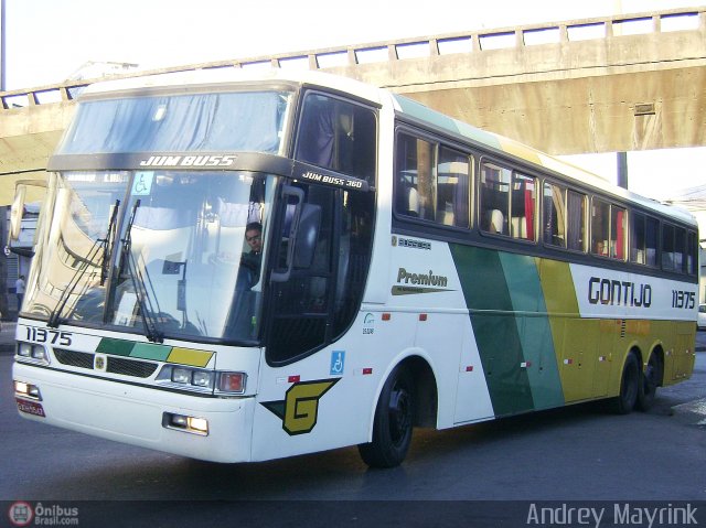 Empresa Gontijo de Transportes 11375 na cidade de Belo Horizonte, Minas Gerais, Brasil, por Andrey Gustavo. ID da foto: 492031.