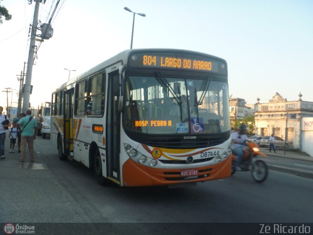 Expresso Pégaso D87444 na cidade de Rio de Janeiro, Rio de Janeiro, Brasil, por Zé Ricardo Reis. ID da foto: 492548.