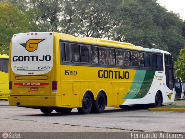 Empresa Gontijo de Transportes 15160 na cidade de São Paulo, São Paulo, Brasil, por Fernando Antunes. ID da foto: 492181.