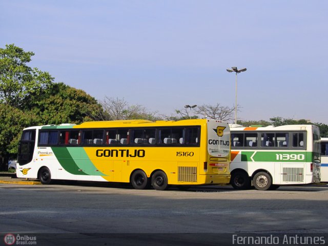 Empresa Gontijo de Transportes 15160 na cidade de São Paulo, São Paulo, Brasil, por Fernando Antunes. ID da foto: 493720.