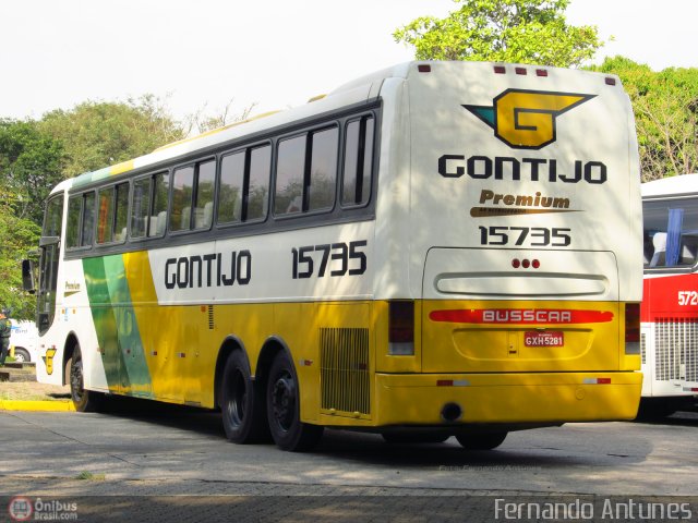 Empresa Gontijo de Transportes 15735 na cidade de São Paulo, São Paulo, Brasil, por Fernando Antunes. ID da foto: 495178.