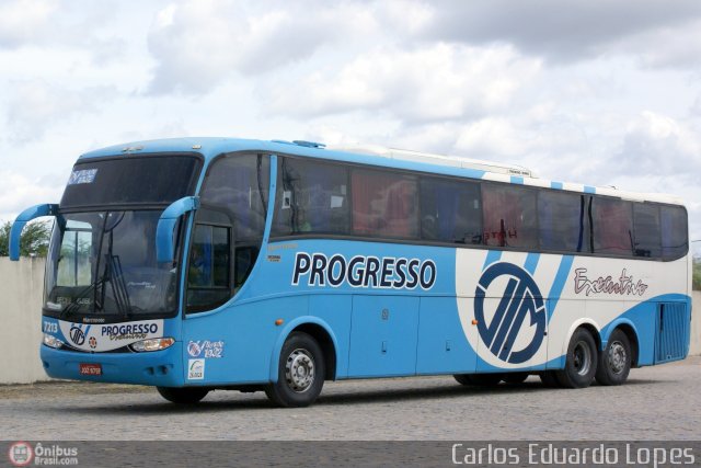 Auto Viação Progresso 7213 na cidade de Caruaru, Pernambuco, Brasil, por Carlos Eduardo Lopes. ID da foto: 496058.