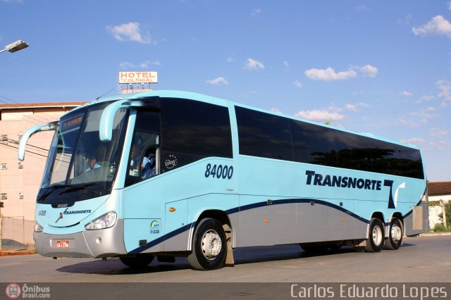 Transnorte - Transporte e Turismo Norte de Minas 84000 na cidade de Montes Claros, Minas Gerais, Brasil, por Carlos Eduardo Lopes. ID da foto: 496071.