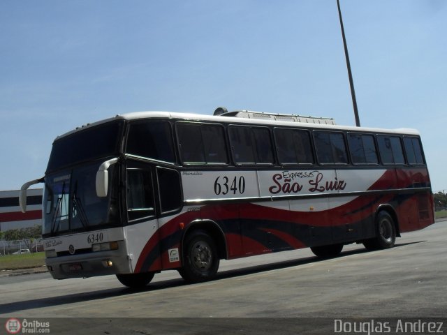 Expresso São Luiz 6340 na cidade de Goiânia, Goiás, Brasil, por Douglas Andrez. Número da foto: #496653.