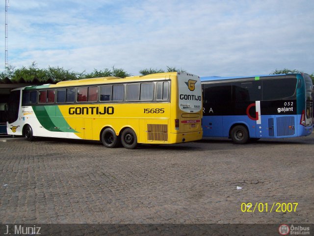 Empresa Gontijo de Transportes 15685 na cidade de Patos, Paraíba, Brasil, por J.  Muniz. Número da foto: #496743.