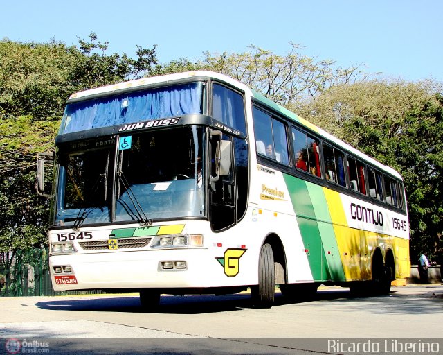 Empresa Gontijo de Transportes 15645 na cidade de São Paulo, São Paulo, Brasil, por Ricardo Liberino. ID da foto: 497658.