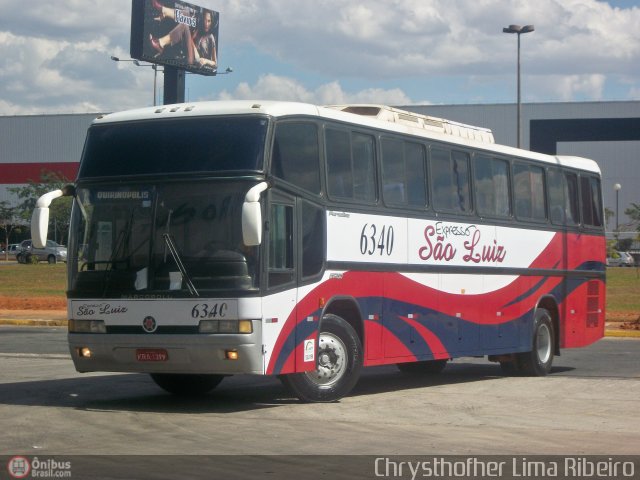 Expresso São Luiz 6340 na cidade de Goiânia, Goiás, Brasil, por Chrysthofher Lima Ribeiro. ID da foto: 497340.