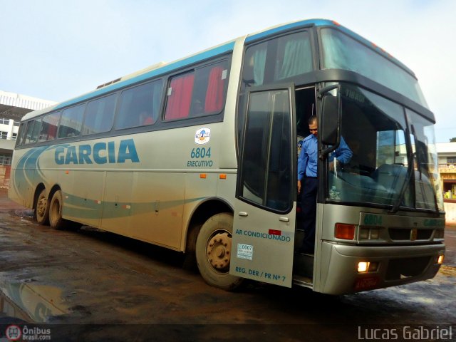 Viação Garcia 6804 na cidade de Telêmaco Borba, Paraná, Brasil, por Lucas Gabriel. Número da foto: #497724.