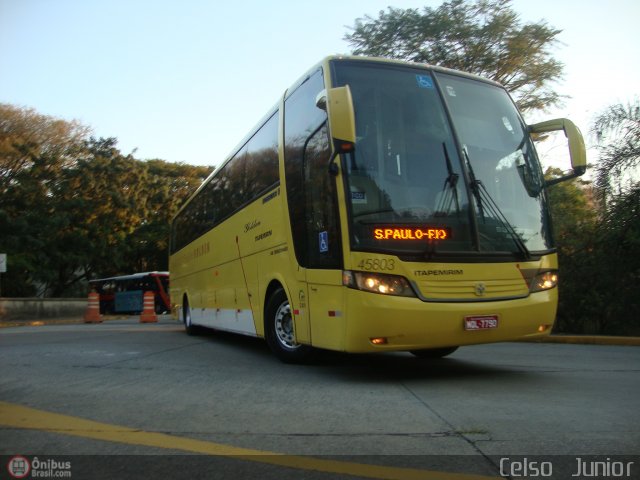 Viação Itapemirim 45803 na cidade de São Paulo, São Paulo, Brasil, por Celso  Junior. ID da foto: 497640.