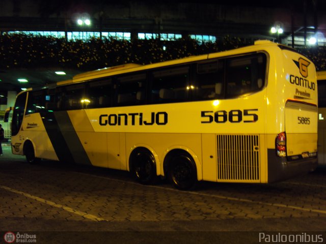 Empresa Gontijo de Transportes 5885 na cidade de Belo Horizonte, Minas Gerais, Brasil, por Paulo Camillo Mendes Maria. ID da foto: 497619.