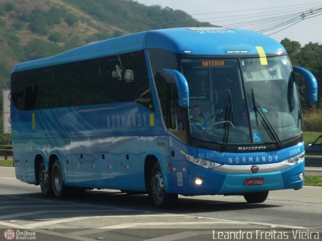 Viação Normandy do Triângulo RJ 155.070 na cidade de Seropédica, Rio de Janeiro, Brasil, por Leandro Freitas Vieira. Número da foto: #475338.