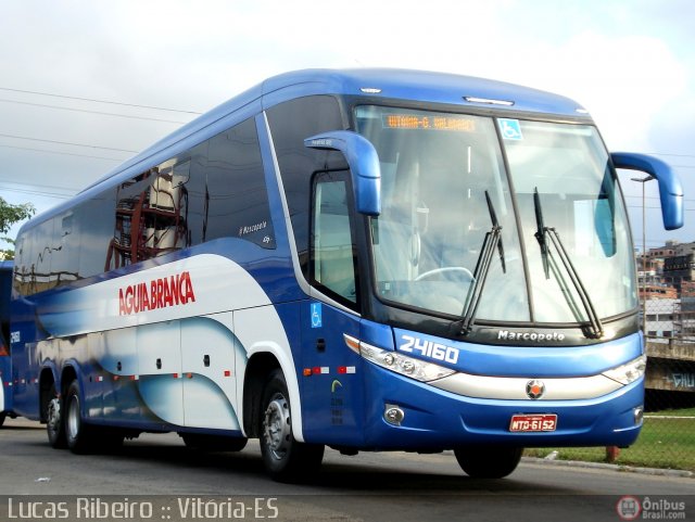 Viação Águia Branca 24160 na cidade de Vitória, Espírito Santo, Brasil, por Lucas  Ribeiro. Número da foto: #474615.