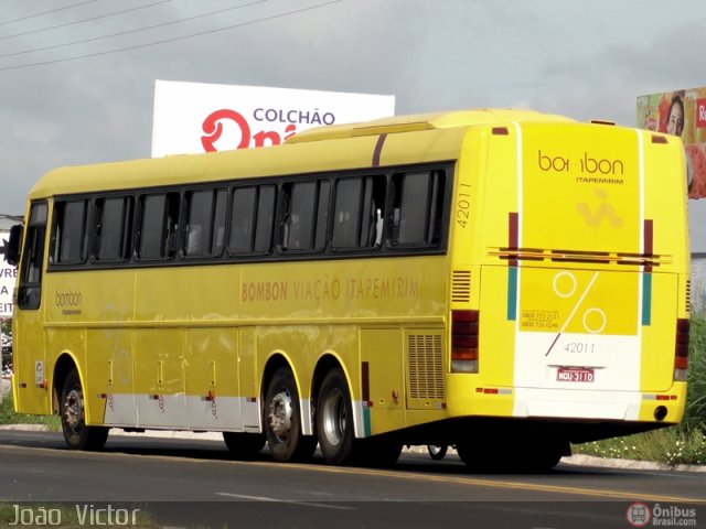 Viação Itapemirim 42011 na cidade de Teresina, Piauí, Brasil, por João Victor. Número da foto: #474738.
