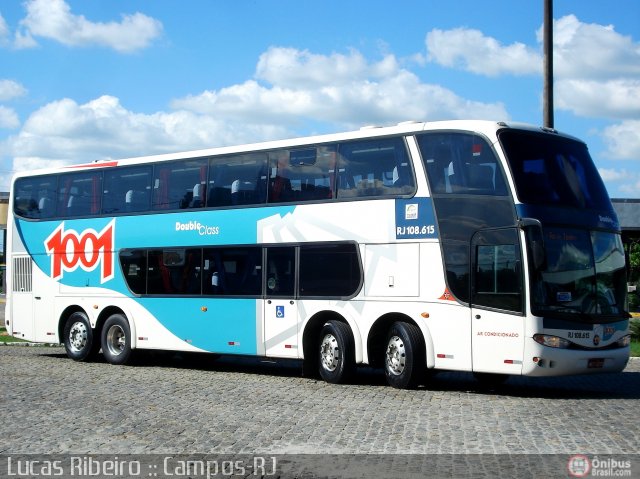 Auto Viação 1001 RJ 108.615 na cidade de Campos dos Goytacazes, Rio de Janeiro, Brasil, por Lucas  Ribeiro. Número da foto: #474684.