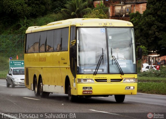 Viação Itapemirim 45219 na cidade de Salvador, Bahia, Brasil, por Felipe Pessoa de Albuquerque. Número da foto: #498819.