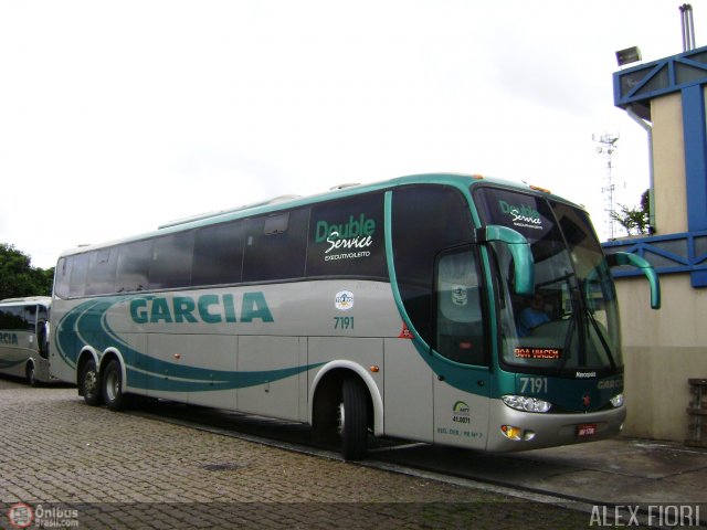 Viação Garcia 7191 na cidade de Campinas, São Paulo, Brasil, por Alex Fiori. Número da foto: #499166.