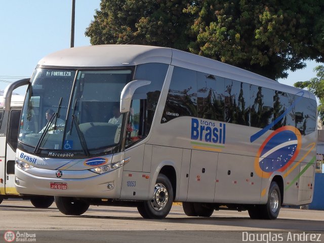 Trans Brasil > TCB - Transporte Coletivo Brasil 10053 na cidade de Goiânia, Goiás, Brasil, por Douglas Andrez. ID da foto: 498845.